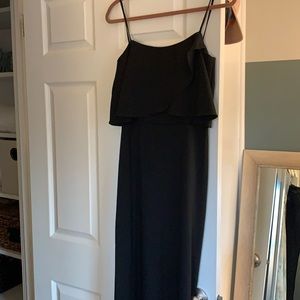 Black maxi dress